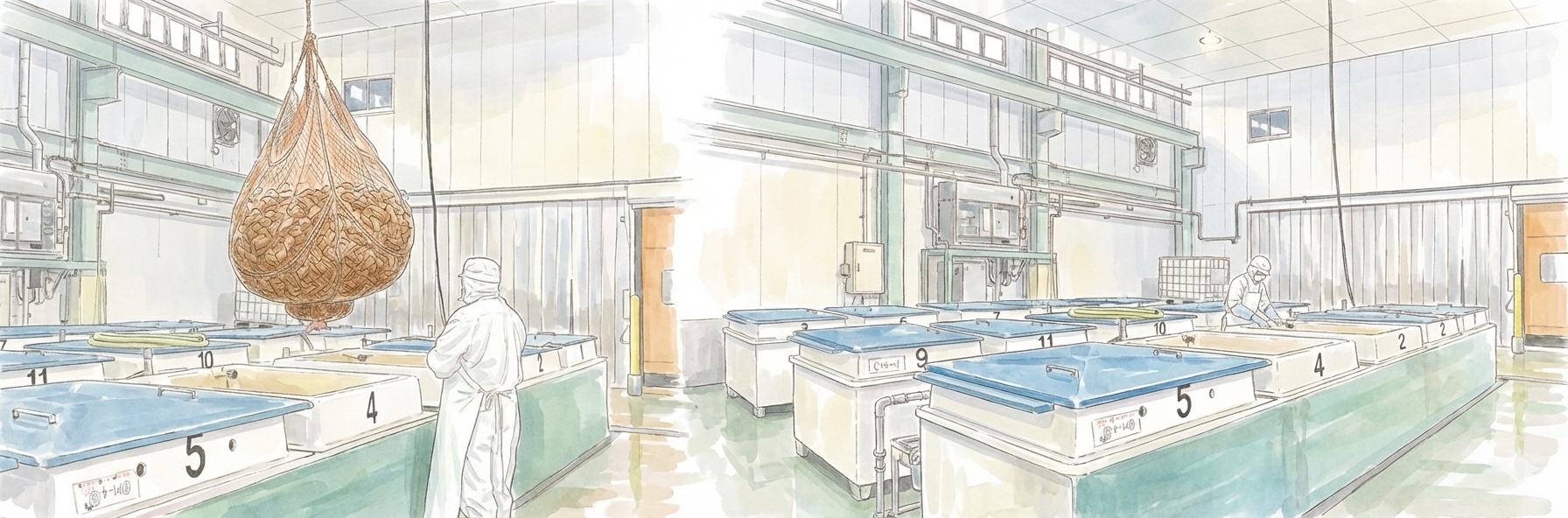 工場での製造風景