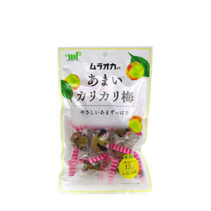 あまいカリカリ梅 (95g) 無着色／個包装 ×10袋入り（1ケース）